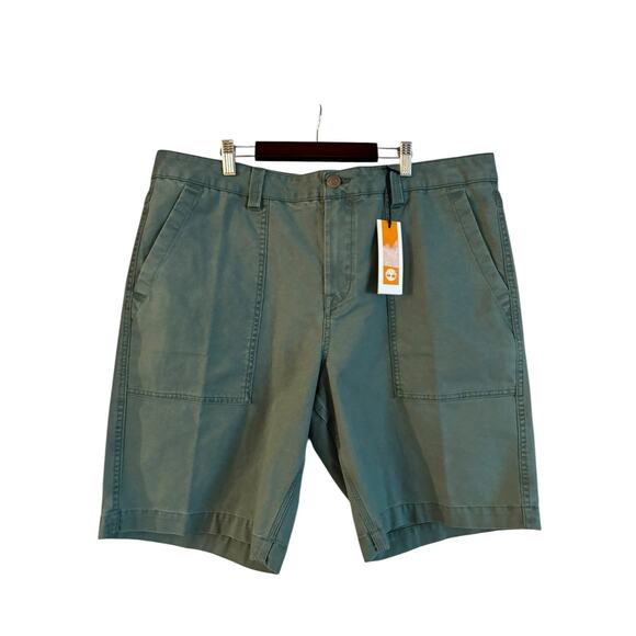 Timberland Other - Timberland Shorts Mens 38 Green Relaxed Fit Utility Pocket Outdoor Casual New